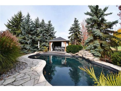 2147 Berwick Drive, Burlington, ON - Outdoor With In Ground Pool