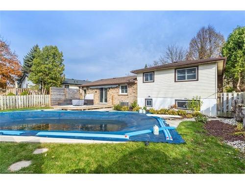 89 Dundee Drive, Caledonia, ON - Outdoor With In Ground Pool With Backyard