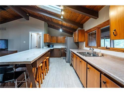 60 Atkinson Boulevard, Dundas, ON - Indoor Photo Showing Kitchen With Double Sink