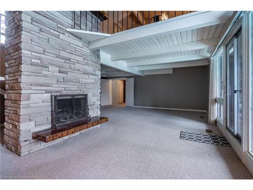 60 Atkinson Boulevard, Dundas, ON - Indoor With Fireplace