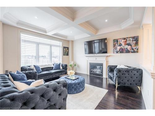 7 Meadowlark Drive, Port Colborne, ON - Indoor Photo Showing Living Room With Fireplace