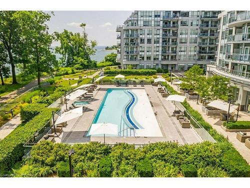 520-3500 Lakeshore Road W, Oakville, ON - Outdoor With In Ground Pool