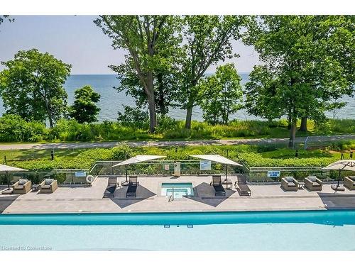 520-3500 Lakeshore Road W, Oakville, ON - Outdoor With In Ground Pool