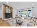 4017 Grapehill Avenue, Burlington, ON  - Indoor Photo Showing Living Room With Fireplace 