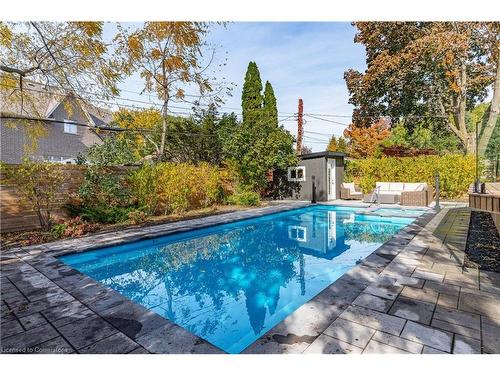 4017 Grapehill Avenue, Burlington, ON - Outdoor With In Ground Pool With Backyard