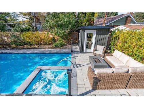 4017 Grapehill Avenue, Burlington, ON - Outdoor With In Ground Pool