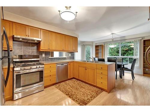 11 Willowtree Court, Dundas, ON - Indoor Photo Showing Kitchen With Double Sink