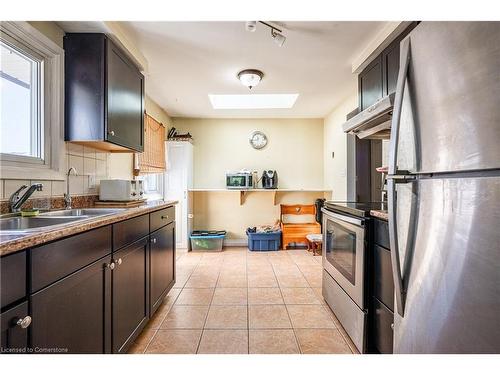 13 Keefer Road, Thorold, ON - Indoor Photo Showing Kitchen With Double Sink