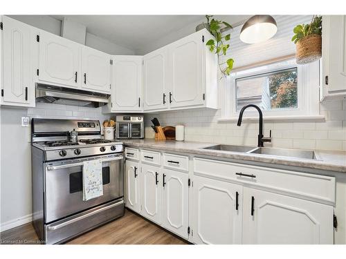 Upper-13 Beaucourt Place, Hamilton, ON - Indoor Photo Showing Kitchen With Double Sink