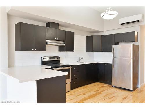 3-215 King Street E, Hamilton, ON - Indoor Photo Showing Kitchen