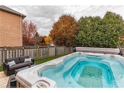 18 Moore Crescent, Ancaster, ON - Outdoor With In Ground Pool With Deck Patio Veranda With Backyard