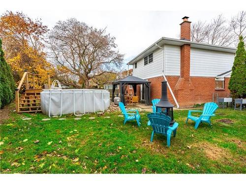 7 Shorwell Place, Brantford, ON - Outdoor With Above Ground Pool