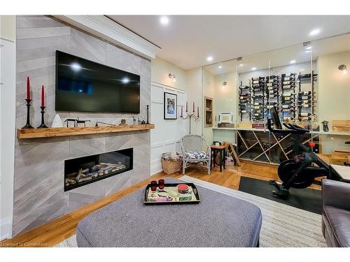 242 Burton Road, Oakville, ON - Indoor Photo Showing Living Room With Fireplace