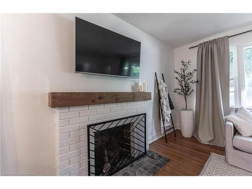 31 Academy Street, Ancaster, ON - Indoor With Fireplace