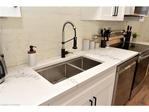 277 Main Street W, Hamilton, ON - Indoor Photo Showing Kitchen With Double Sink