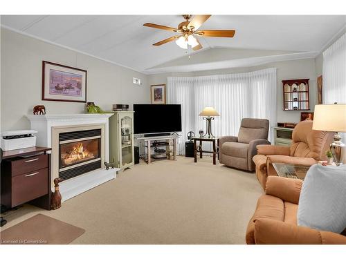 335-3033 Townline Road, Stevensville, ON - Indoor Photo Showing Living Room With Fireplace