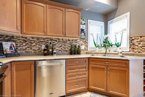 38 Raymond Road, Ancaster, ON - Indoor Photo Showing Kitchen With Double Sink