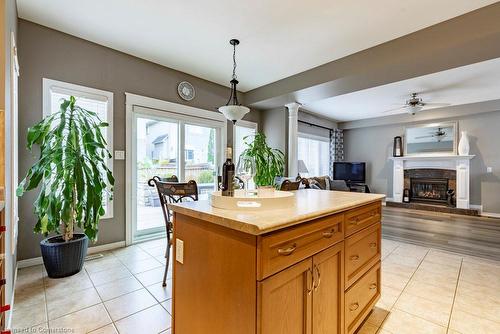 38 Raymond Road, Ancaster, ON - Indoor With Fireplace