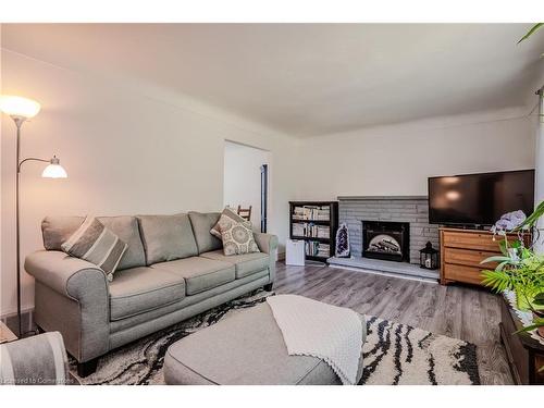 29 Mountsberg Road, Flamborough, ON - Indoor Photo Showing Living Room With Fireplace