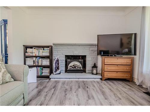 29 Mountsberg Road, Flamborough, ON - Indoor Photo Showing Living Room With Fireplace