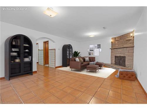 373 Mary Street, Hamilton, ON - Indoor With Fireplace