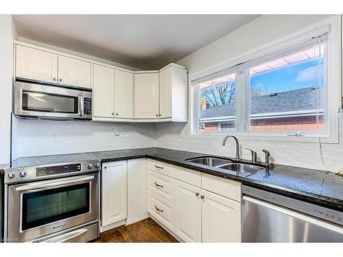 242 West 18Th Street, Hamilton, ON - Indoor Photo Showing Kitchen With Stainless Steel Kitchen With Double Sink