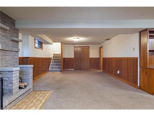 608 Stone Church Road W, Hamilton, ON - Indoor Photo Showing Other Room With Fireplace