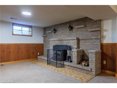 608 Stone Church Road W, Hamilton, ON - Indoor With Fireplace