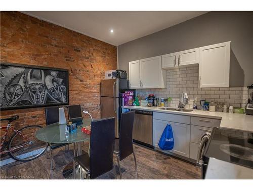 163 Emerald Street N, Hamilton, ON - Indoor Photo Showing Kitchen With Double Sink