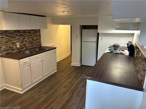 18 Wood Street W, Hamilton, ON - Indoor Photo Showing Kitchen With Double Sink