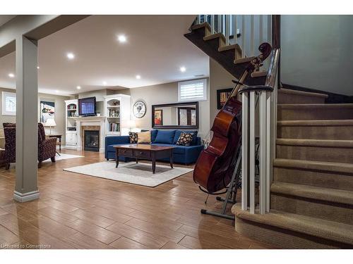 36 Mcgrath Court, Dundas, ON - Indoor With Fireplace