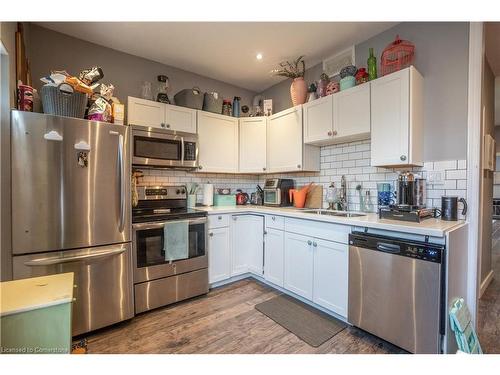 165 Emerald Street N, Hamilton, ON - Indoor Photo Showing Kitchen With Stainless Steel Kitchen With Double Sink