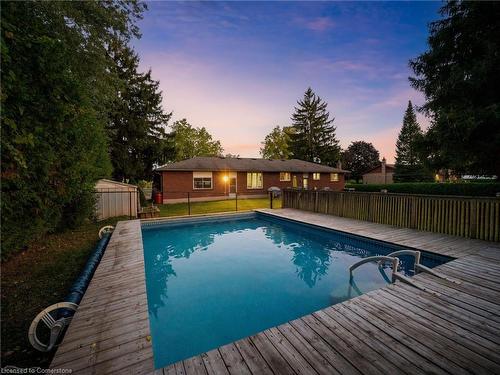 16629 Side Road 22, Halton Hills, ON - Outdoor With In Ground Pool With Backyard