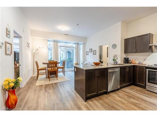 102-1 Redfern Avenue, Hamilton, ON - Indoor Photo Showing Kitchen With Stainless Steel Kitchen