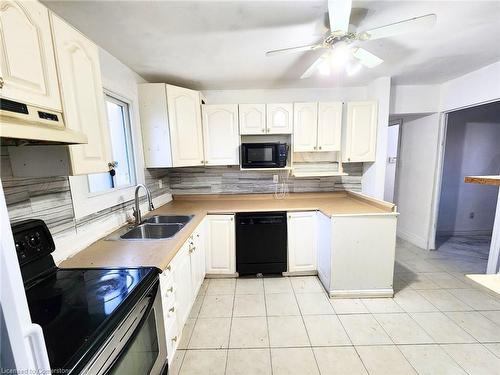 15 Mellenby Street, Stoney Creek, ON - Indoor Photo Showing Kitchen With Double Sink