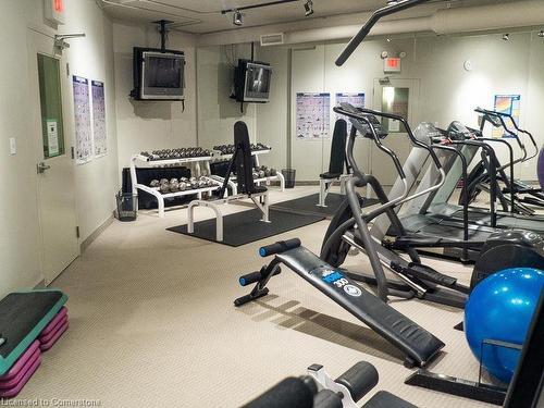 101-66 Bay Street S, Hamilton, ON - Indoor Photo Showing Gym Room