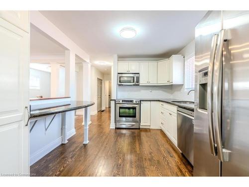 242 West 18Th Street, Hamilton, ON - Indoor Photo Showing Kitchen With Stainless Steel Kitchen