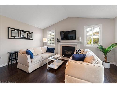 30 Rosewell Street, Hamilton, ON - Indoor Photo Showing Living Room With Fireplace