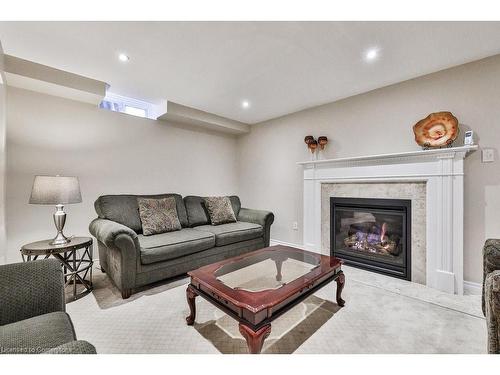 2095 Simcoe Drive, Burlington, ON - Indoor Photo Showing Living Room With Fireplace