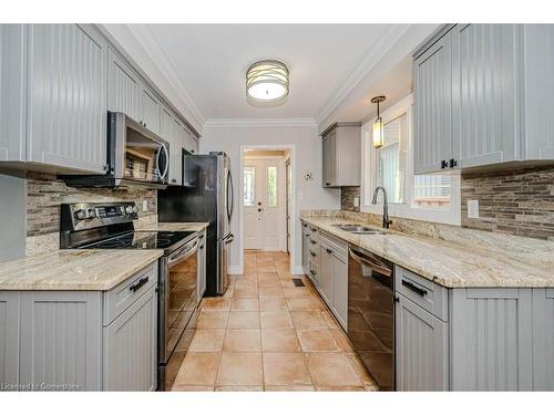 4455 Rogers Road, Burlington, ON - Indoor Photo Showing Kitchen With Double Sink