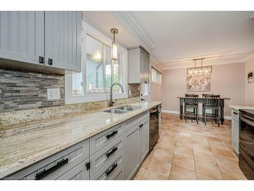 4455 Rogers Road, Burlington, ON - Indoor Photo Showing Kitchen With Double Sink