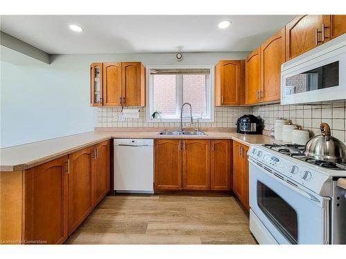 55 Alexsia Court, Hamilton, ON - Indoor Photo Showing Kitchen With Double Sink