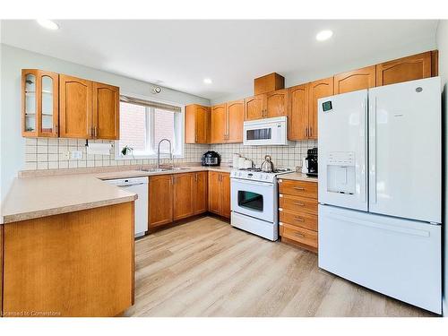 55 Alexsia Court, Hamilton, ON - Indoor Photo Showing Kitchen With Double Sink