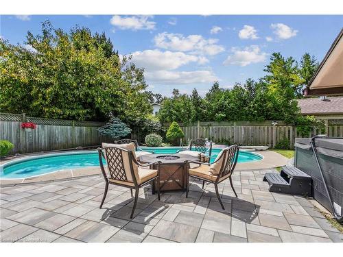 148 Boxley Road, Burlington, ON - Outdoor With In Ground Pool With Backyard