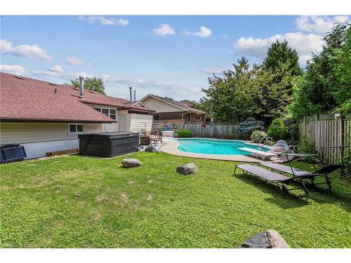 148 Boxley Road, Burlington, ON - Outdoor With In Ground Pool With Backyard