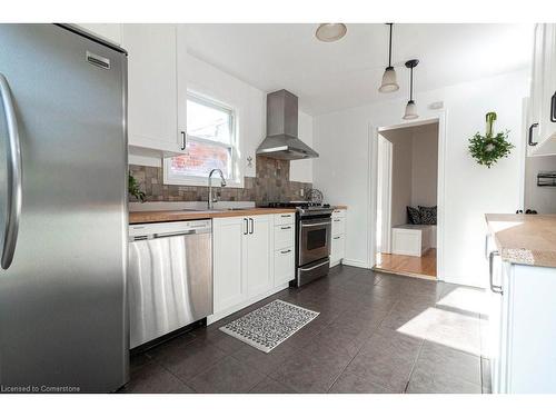 325 Hunter Street W, Hamilton, ON - Indoor Photo Showing Kitchen