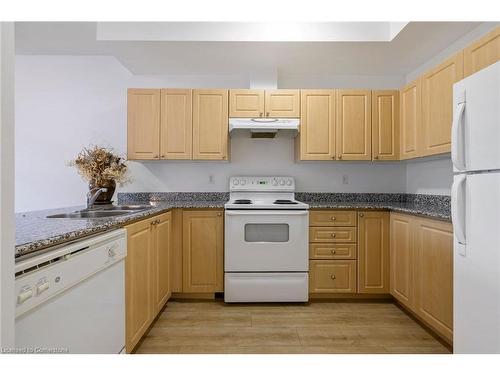 803-135 James Street South Street, Hamilton, ON - Indoor Photo Showing Kitchen With Double Sink