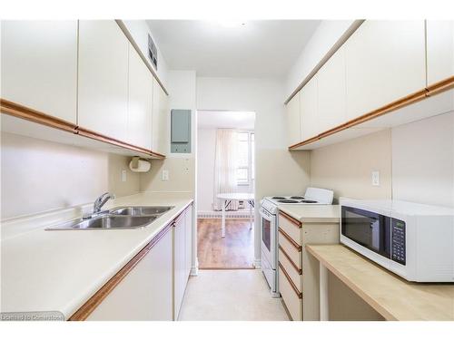 804-1966 Main Street W, Hamilton, ON - Indoor Photo Showing Kitchen With Double Sink