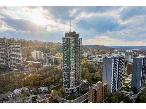 1401-150 Charlton Avenue E, Hamilton, ON - Outdoor With View