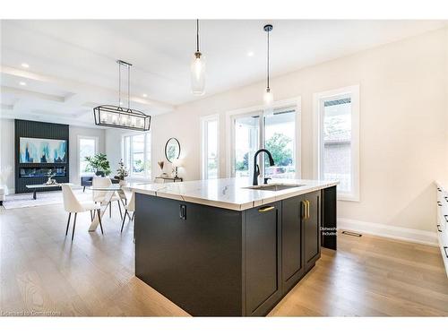 1 West Avenue, Stoney Creek, ON - Indoor Photo Showing Kitchen With Upgraded Kitchen